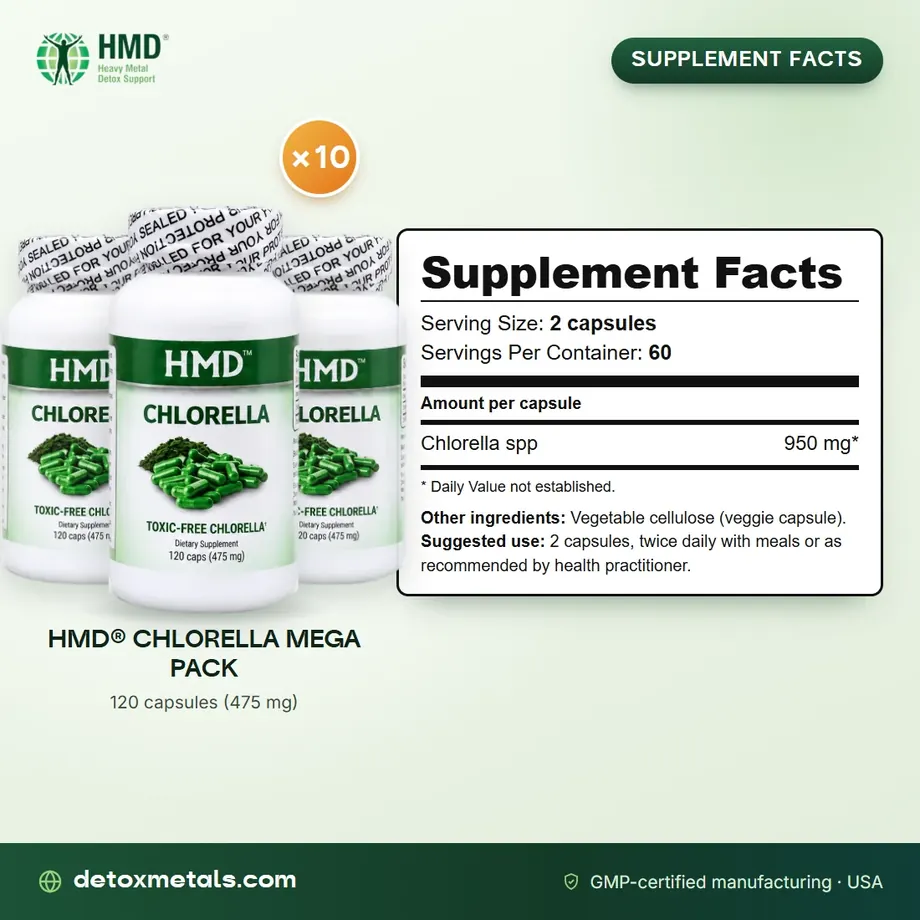 HMD® CHLORELLA MEGA PACK Supplement Facts