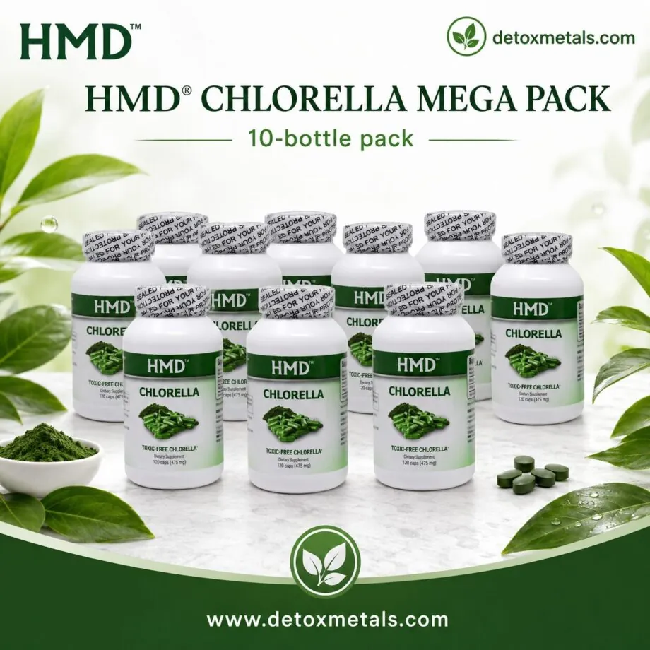 HMD® CHLORELLA Mega Pack: ten bottles of HMD® CHLORELLA