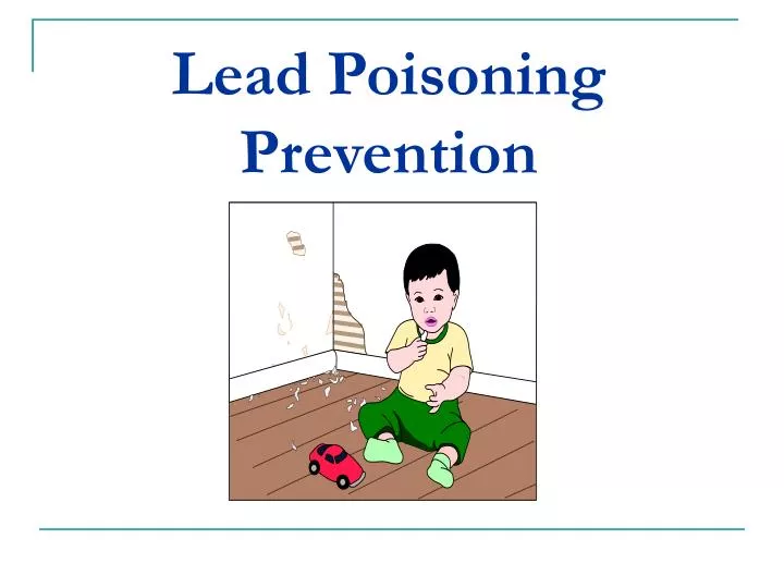 How to Prevent Lead Poisoning