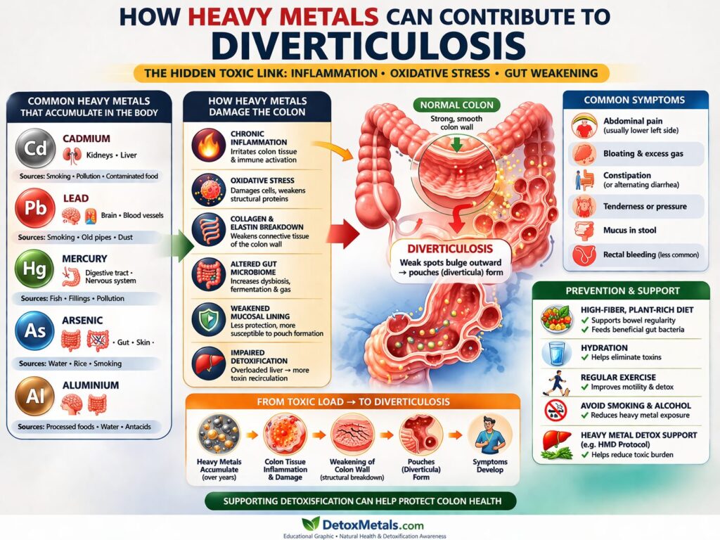 How Heavy Metals Cause Diverticulosis