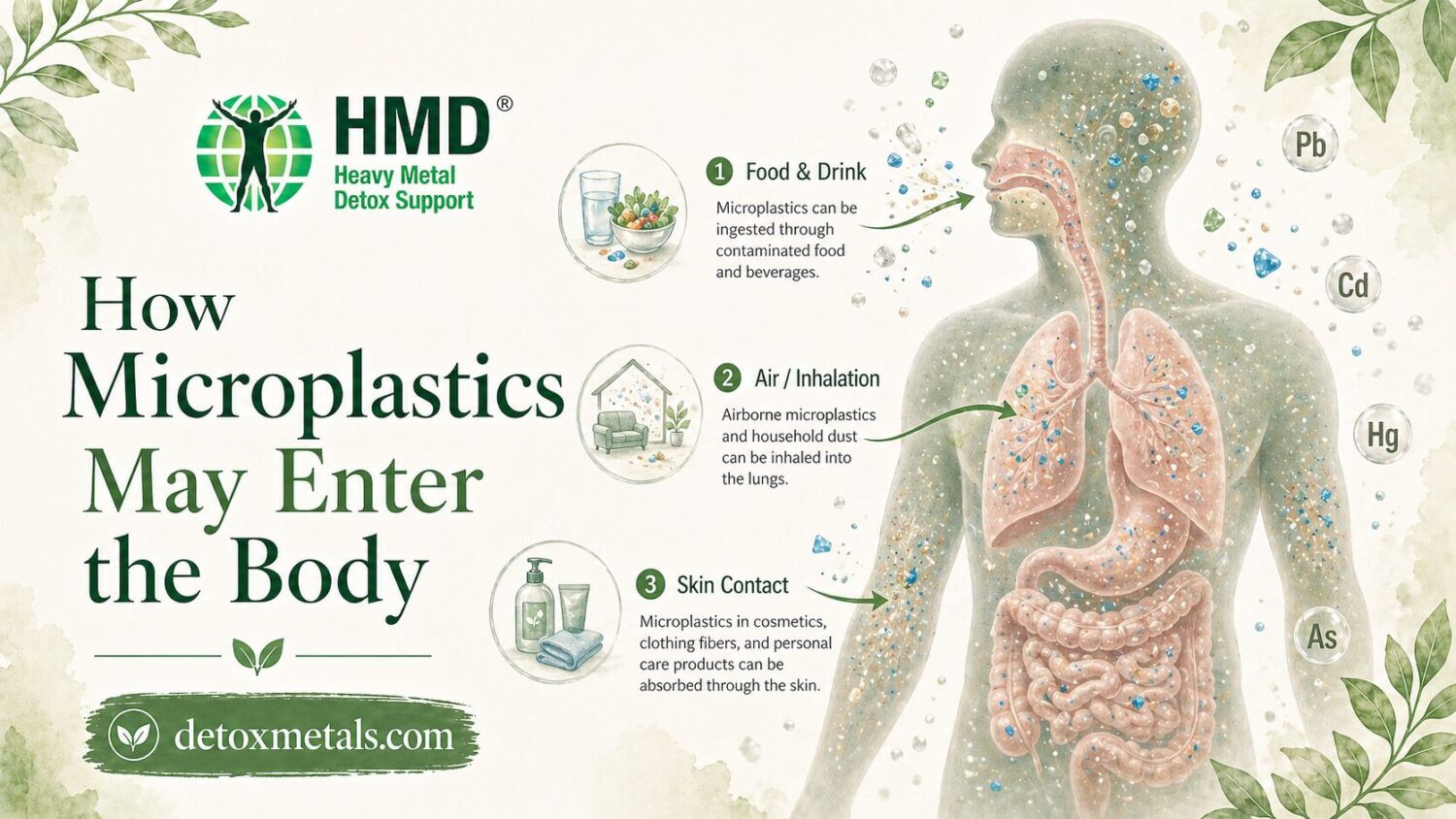 How Microplastics can enter the body