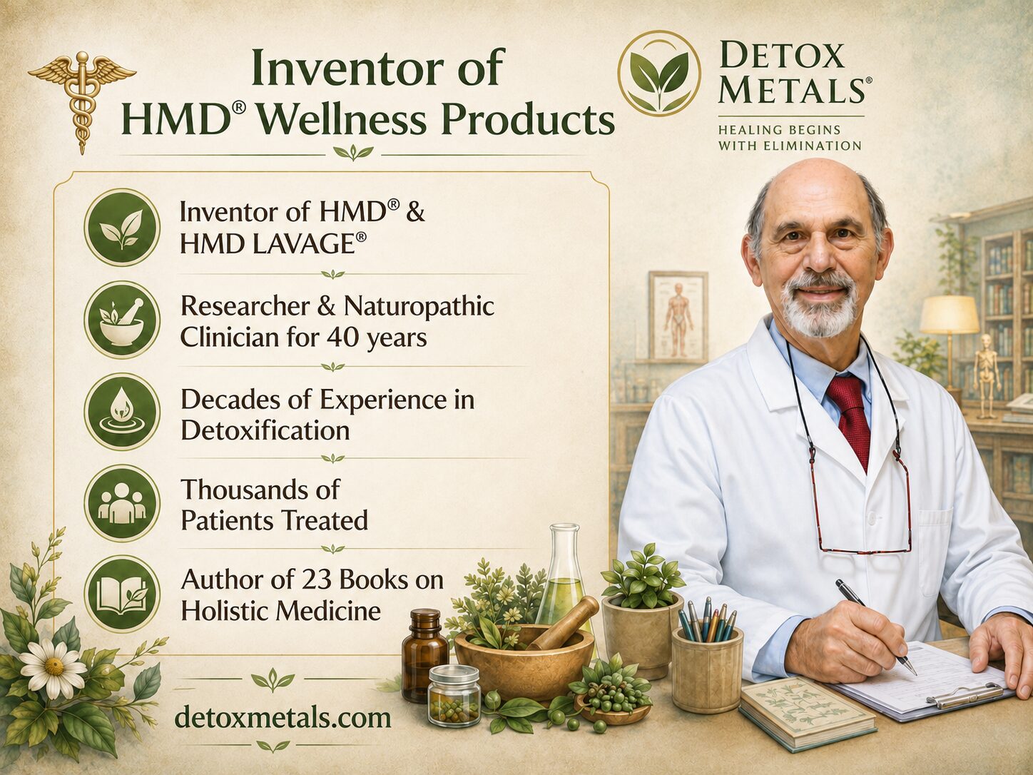 Inventor of HMD Wellness Products