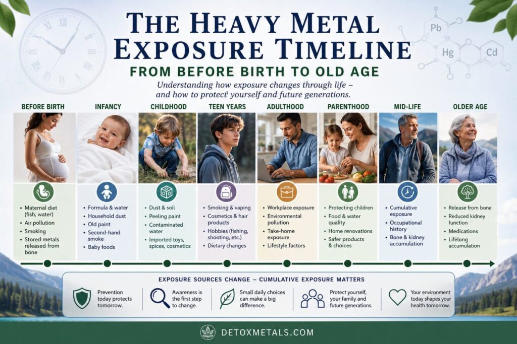 The Heavy Metal Exposure Timeline