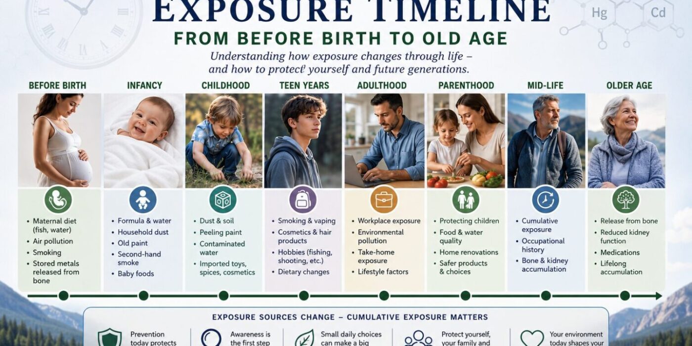 The Heavy Metal Exposure Timeline